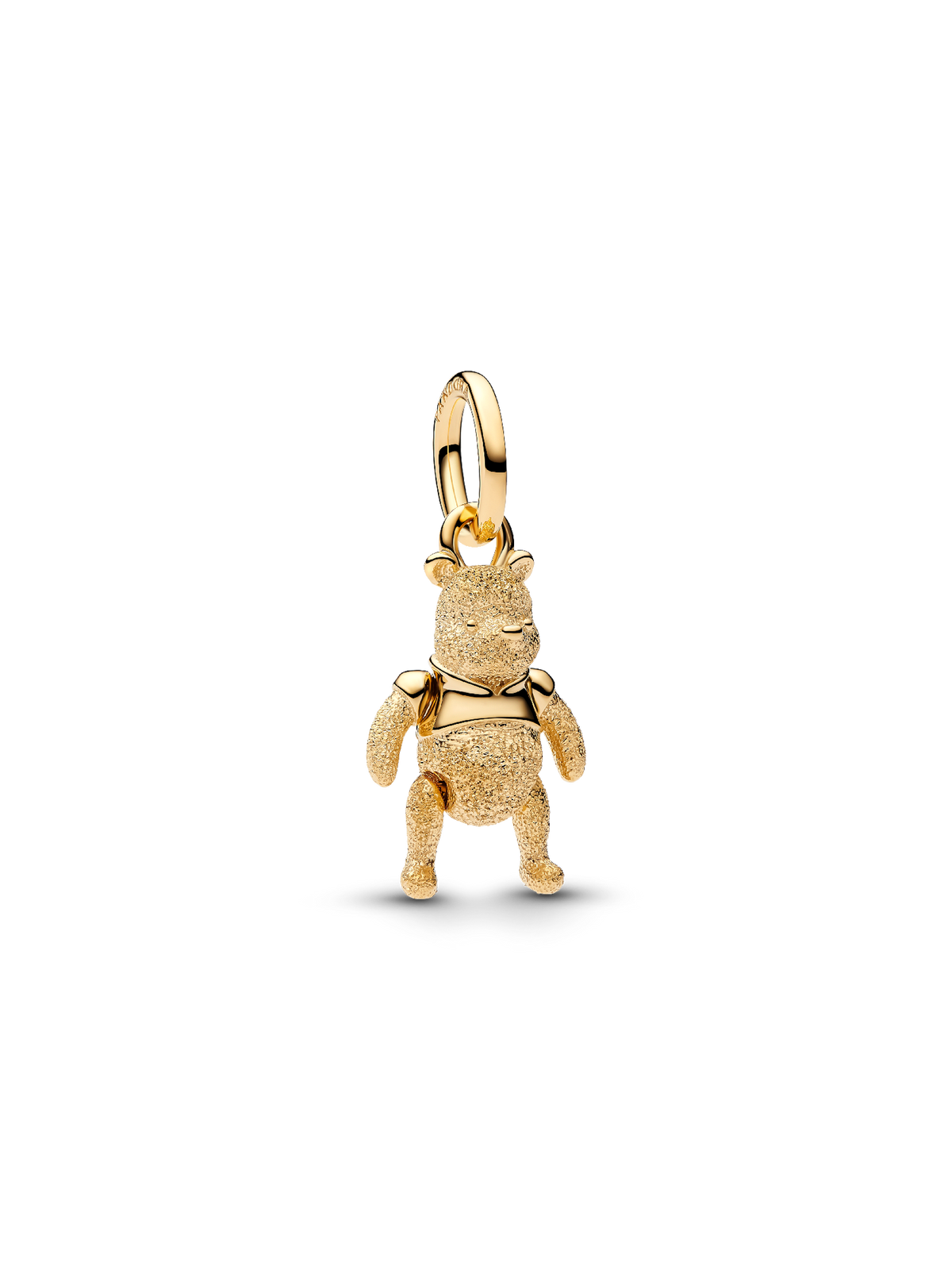 Charm pendant Pandora Winnie l’Ourson doré articulé – vue 1