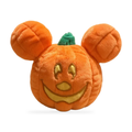 Peluche d’Épaule Mickey Citrouille Lumineuse Halloween – Disneyland Paris — vue studio sur fond blanc