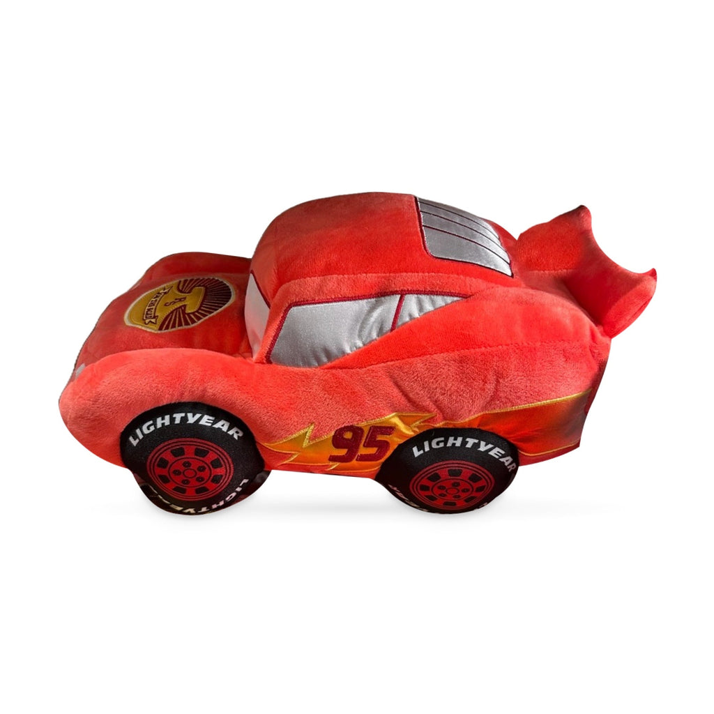 Peluche Flash McQueen Cars – Disneyland Paris – vue de côté