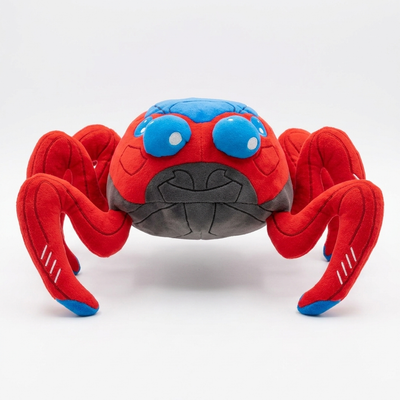 Peluche Spider-Bot Marvel – Disneyland Paris, photo studio de face