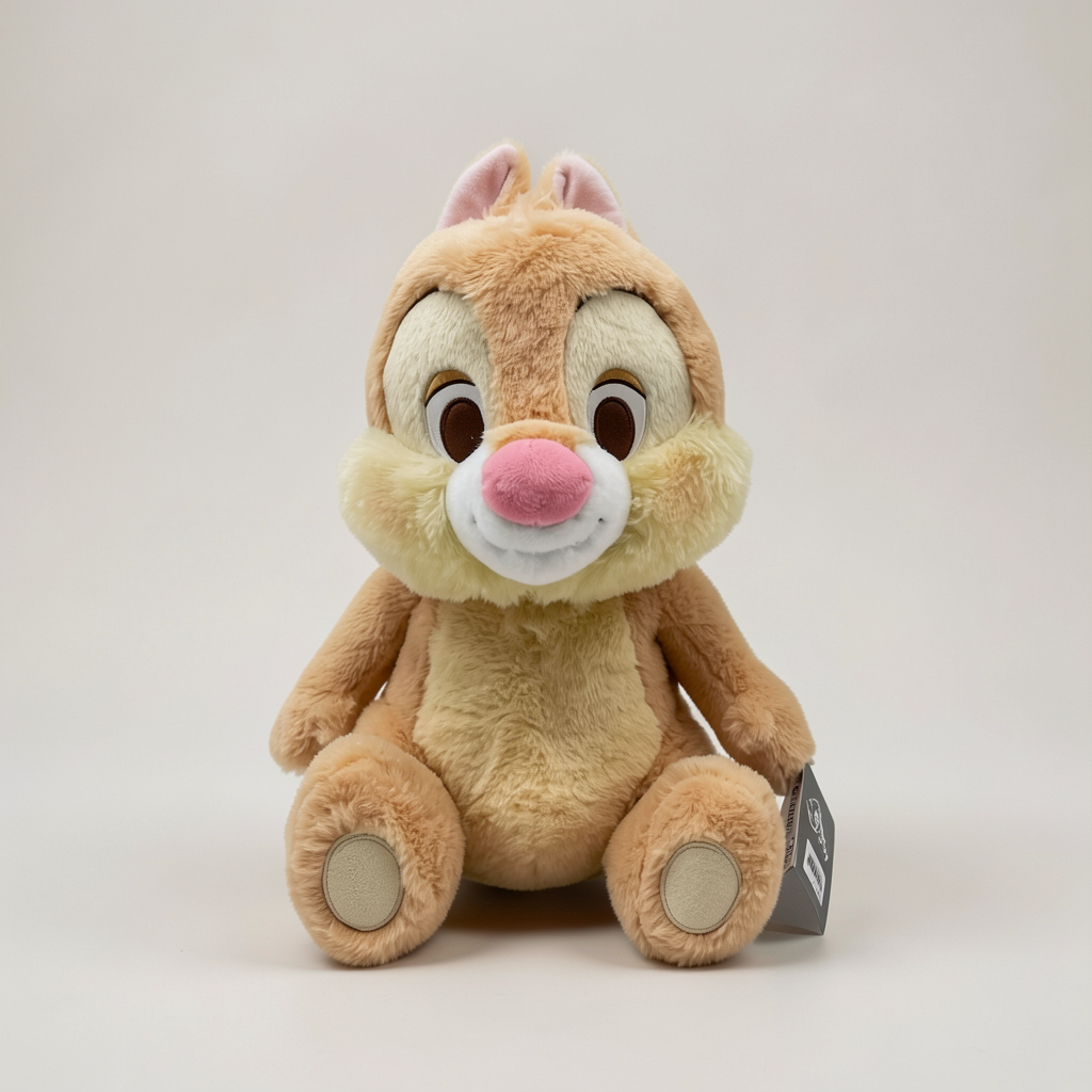 Peluche Tac pastel Disneyland Paris – vue de face en studio