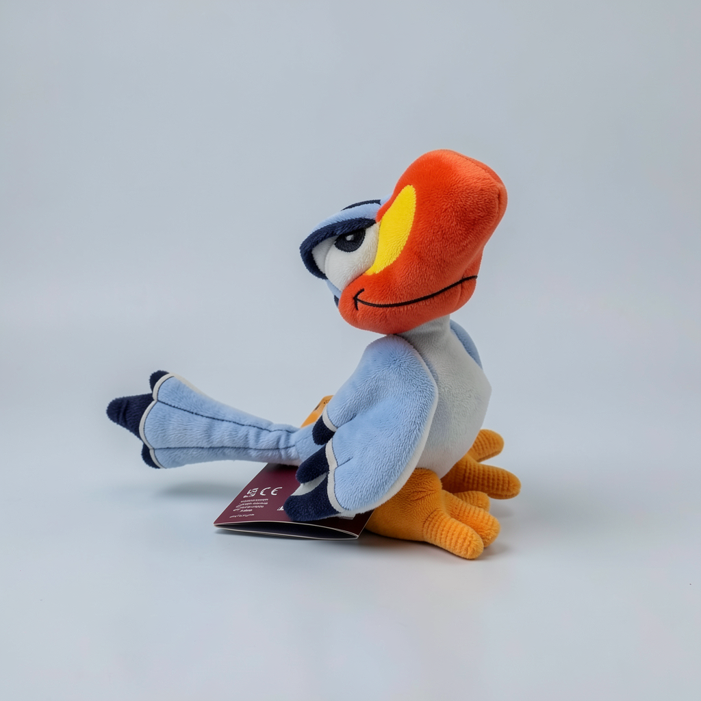 Peluche d’épaule Zazu Le Roi Lion – vue arrière – photo studio