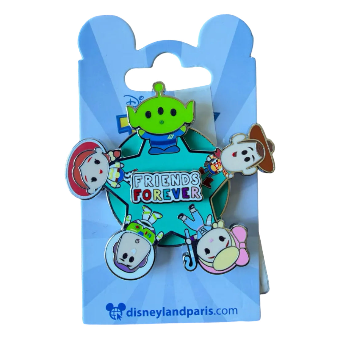 Pin Pixar Friends Forever Toy Story spinner – Disneyland Paris – face
