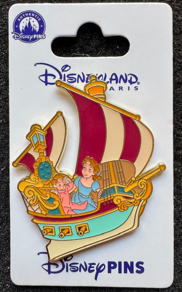 Pin Wendy et Michel dans le galion Peter Pan's Flight Disneyland Paris