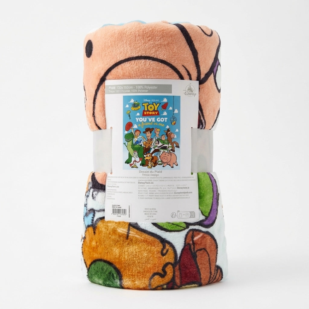 Plaid Toy Story « You’ve Got a Friend in Me » 130 × 160 cm – Disneyland Paris