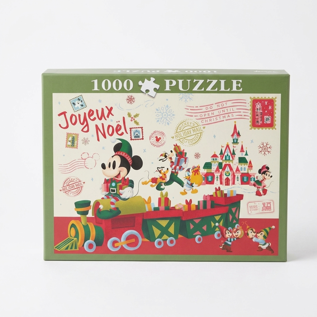 Puzzle de Noël Train postal 1000 pièces – Disneyland Paris