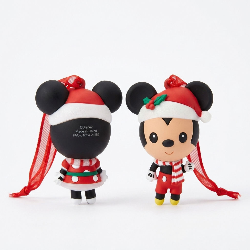 Ornement de Noël Duo Mickey et Minnie de Noël – Disneyland Paris