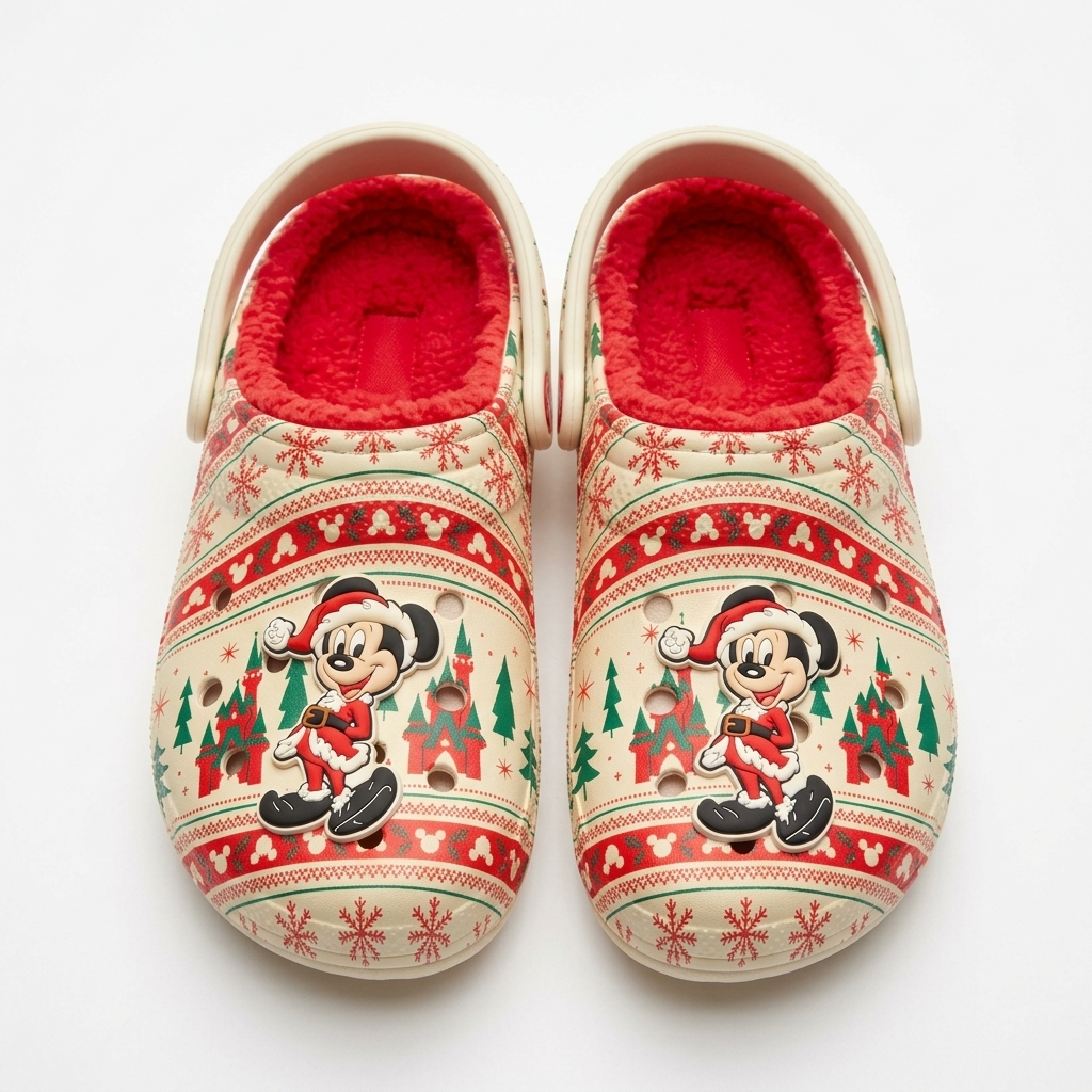 Crocs adulte de Noël Mickey – Disneyland Paris
