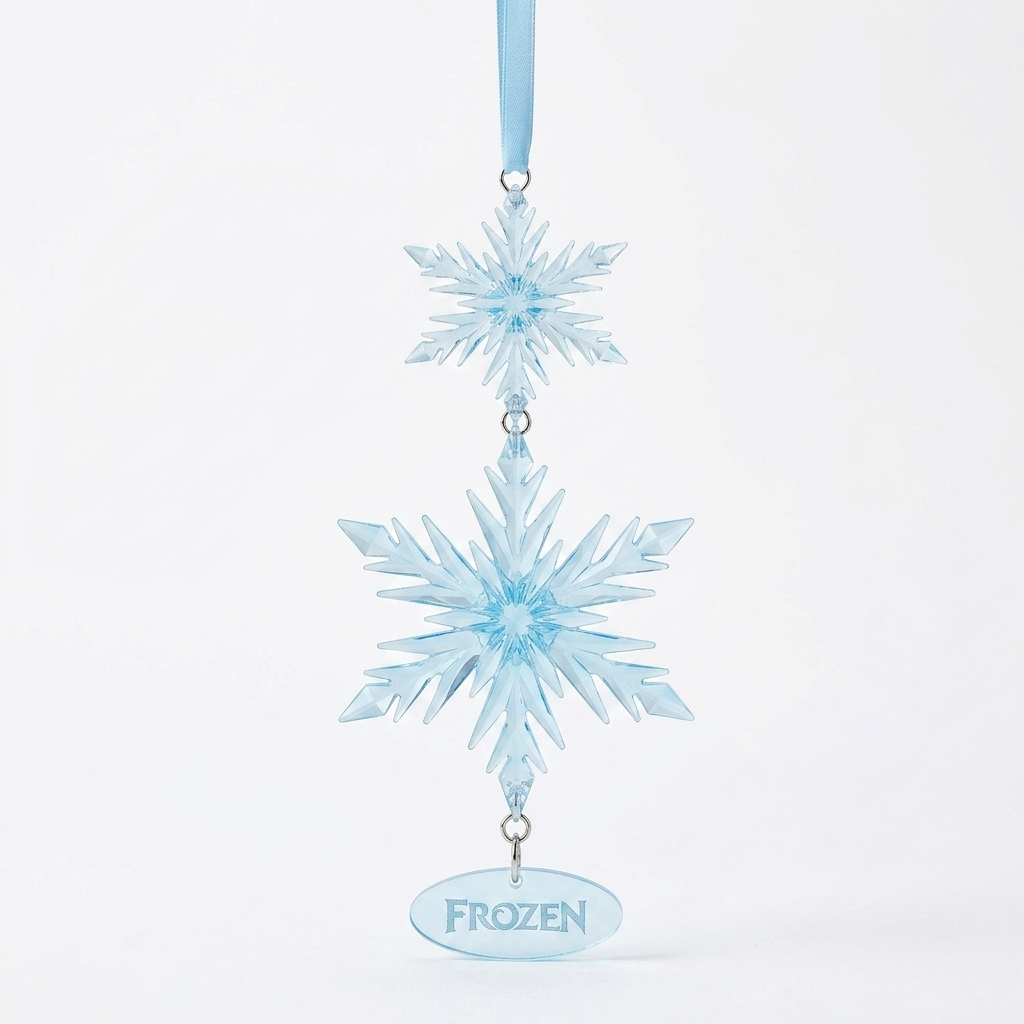Ornement de Noël Duo de flocons World of Frozen – Disneyland Paris