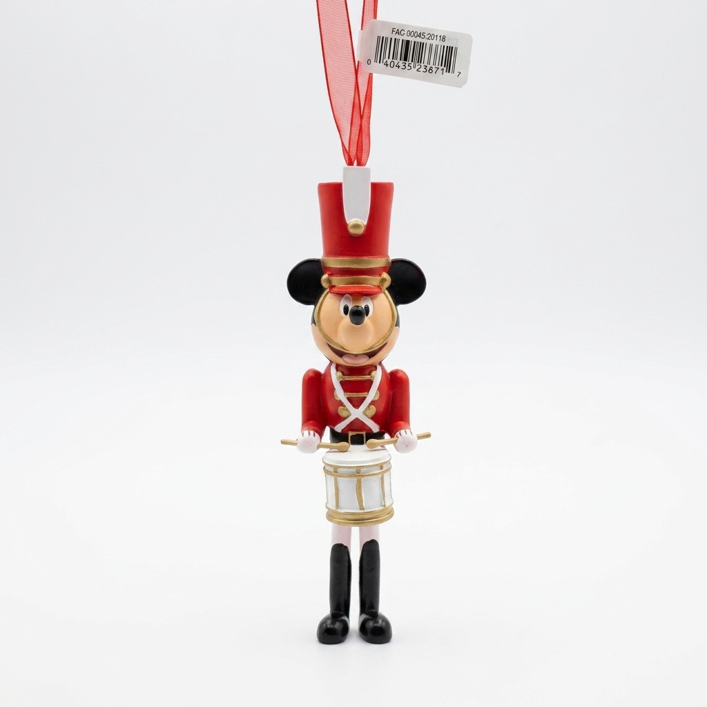 Ornement de Noël Mickey casse-noisette musicien – Disneyland Paris