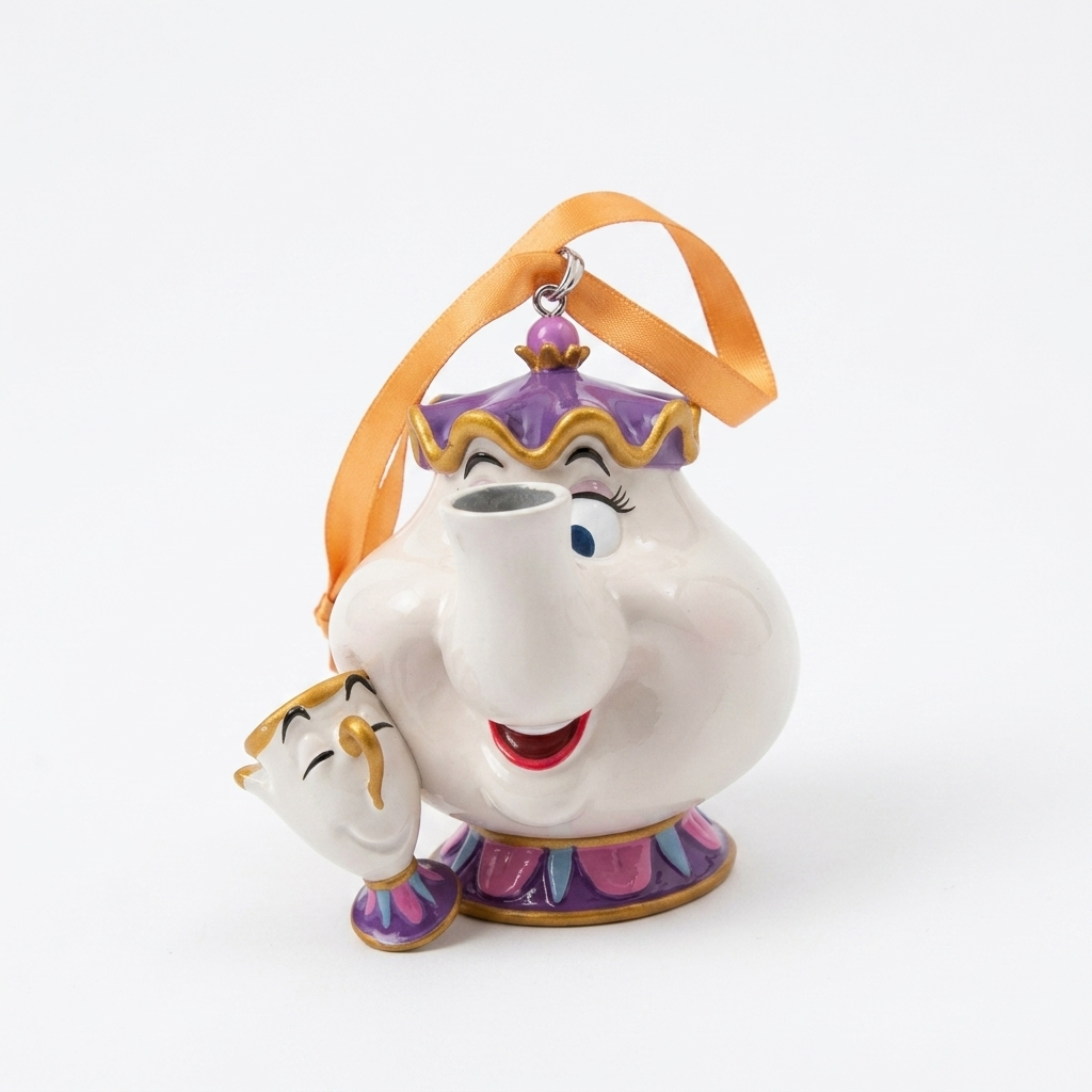 Ornement de Noël Madame Samovar et Zip – Disneyland Paris