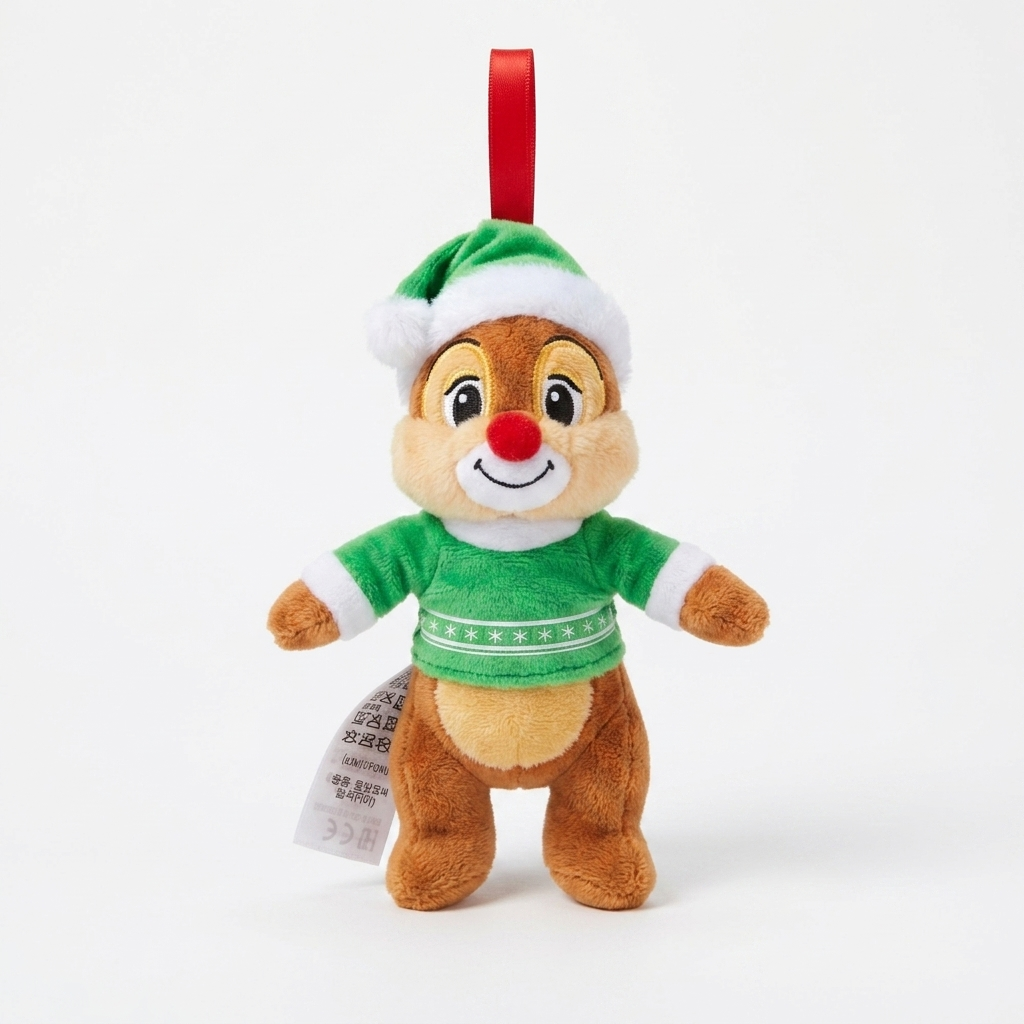 Ornement de Noël Tac en peluche de Noël – Disneyland Paris