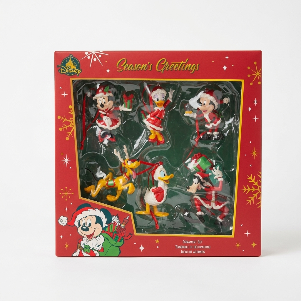Ornement de Noël Coffret de personnages Disney classiques – Disneyland Paris