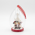 Ornement de Noël Mickey et Minnie devant le château – Disneyland Paris