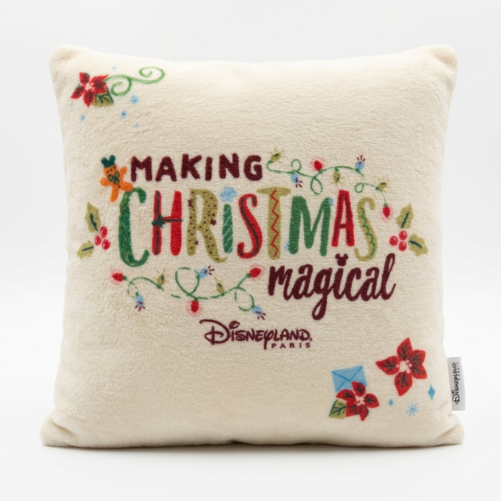 Coussin de Noël Mickey et ses amis – Disneyland Paris