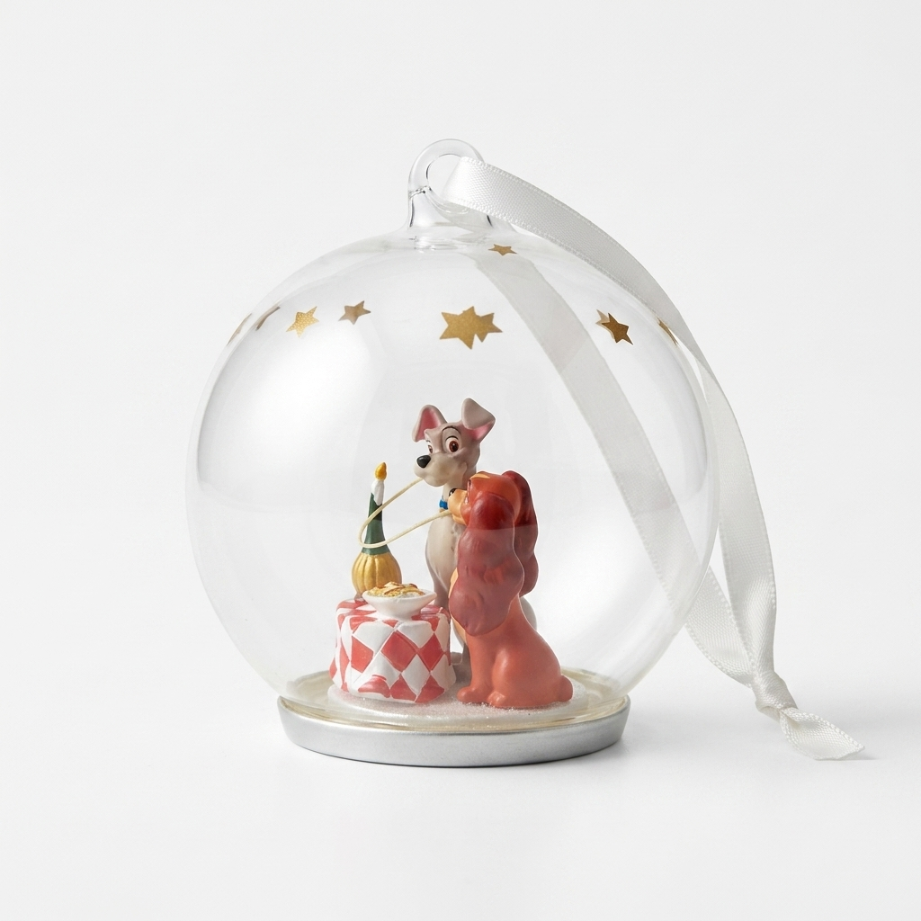 Ornement de Noël Belle et le Clochard – Disneyland Paris