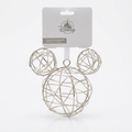 Ornement de Noël Tête Mickey en fil argenté – Disneyland Paris