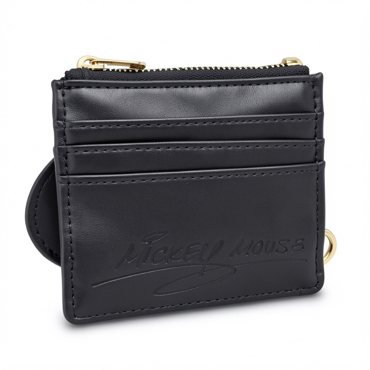 Porte-cartes Mickey Mouse noir – collection Once Upon a Bag, photo studio