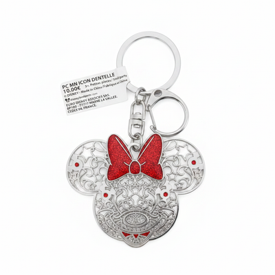 Minnie Mouse Lace Keychain – Disneyland Paris