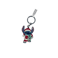 Porte-clés Stitch Père Noël en métal – vue de face
