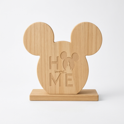 Porte-serviettes en bois Mickey Mouse Home Haven – Disneyland Paris, vue de face