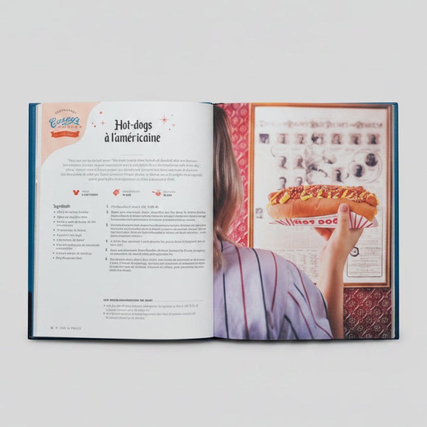 Livre de recettes Disneyland Paris dos
