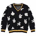 Pull noir à motifs mains de Mickey Mouse – Disney Glamour