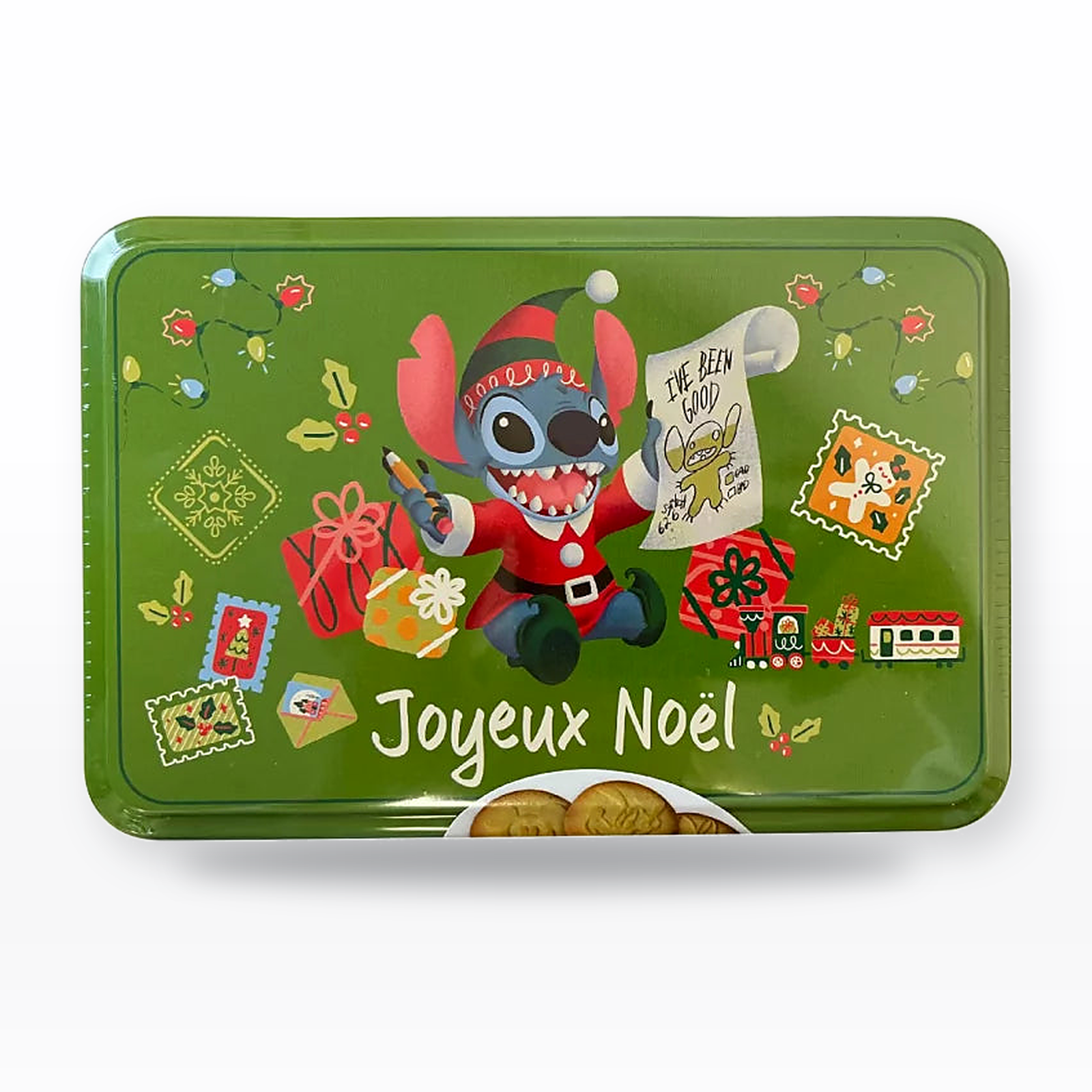 Sablés pur beurre Stitch Noël Disneyland Paris – photo studio