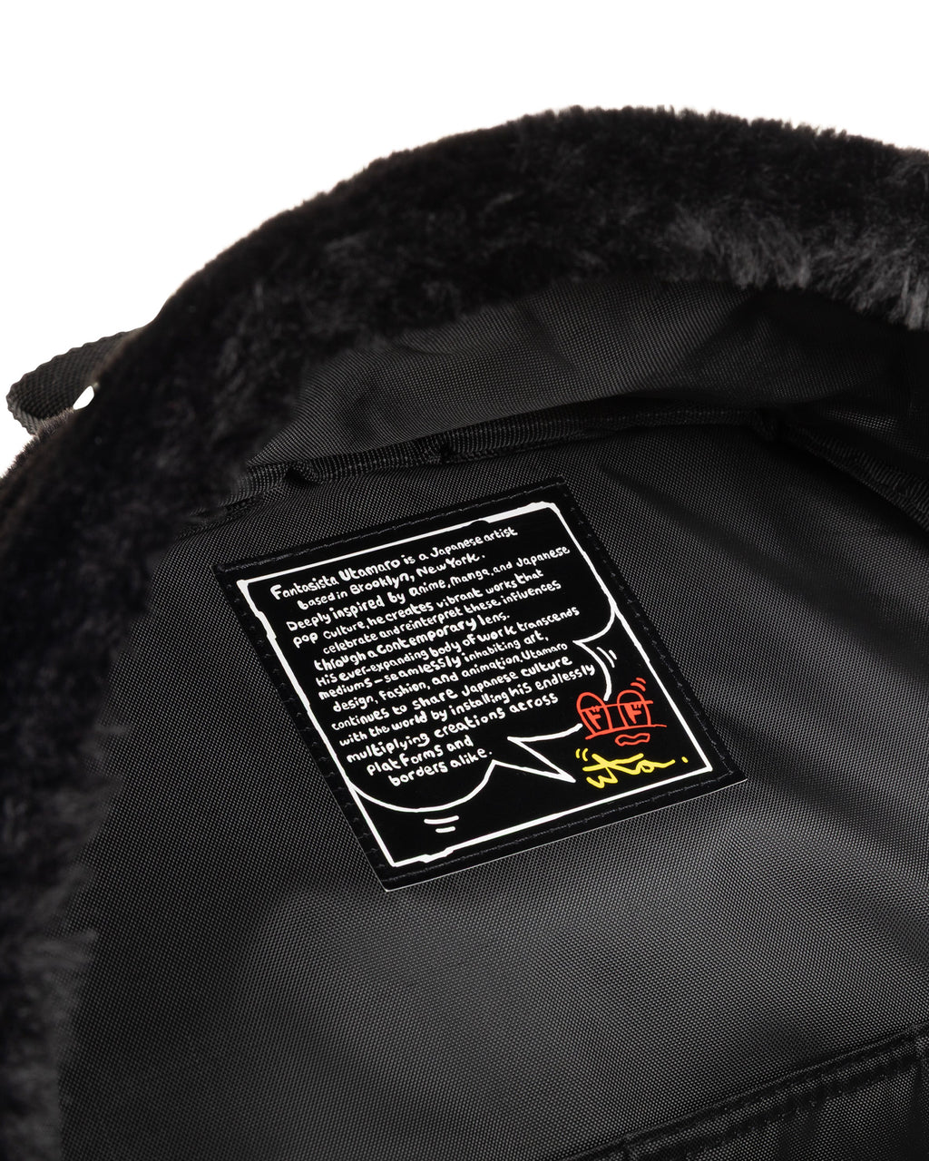 Sac à dos Mickey Disney x Eastpak – détail de l’étiquette intérieure