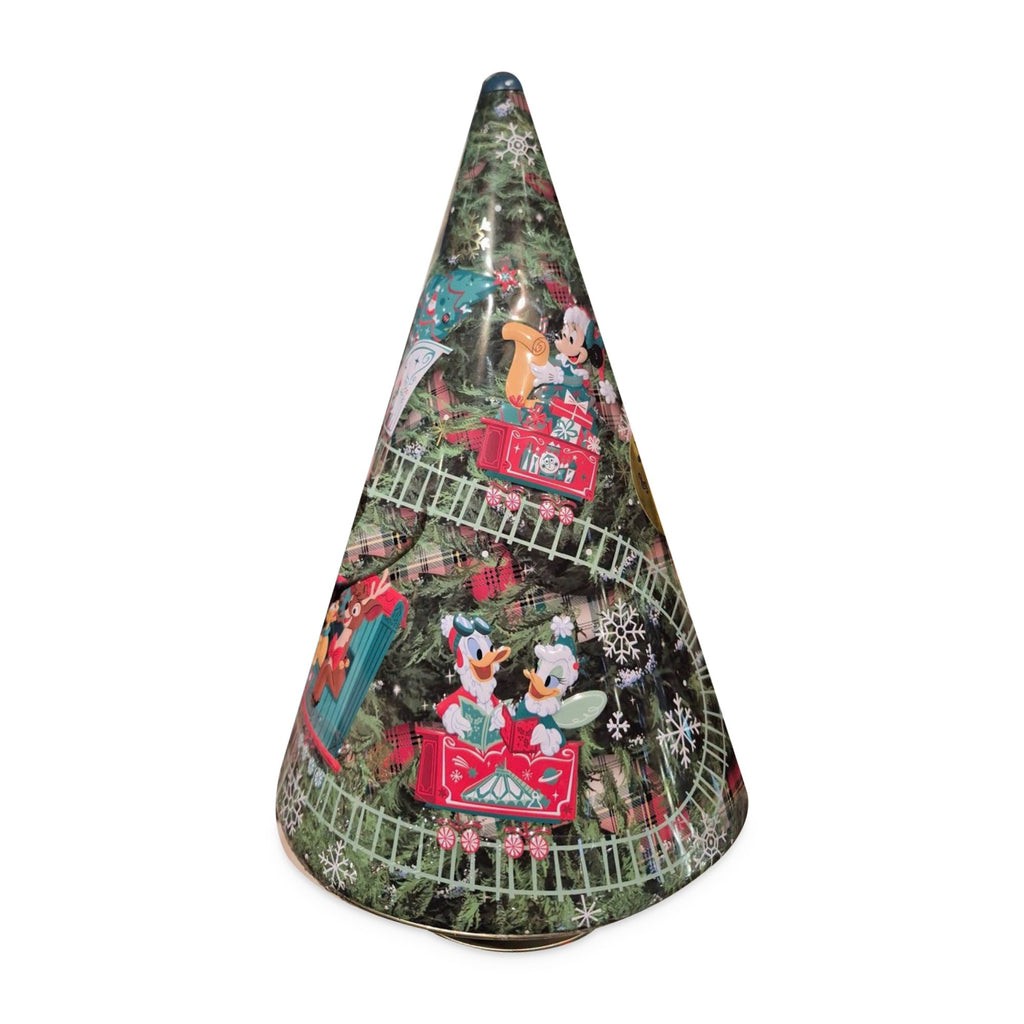 Sapin musical de Noël Disney avec sablés pur beurre – vue de côté
