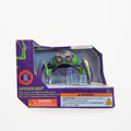 Spider-Bot Halloween Limited Release vert et violet – vue avant sur fond blanc mat – Disneyland Paris