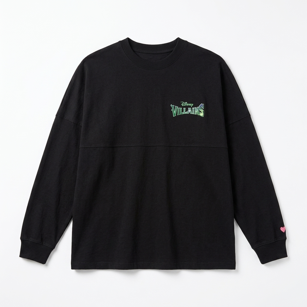 Spirit Jersey Disney Villains noir Disneyland Paris - vue avant