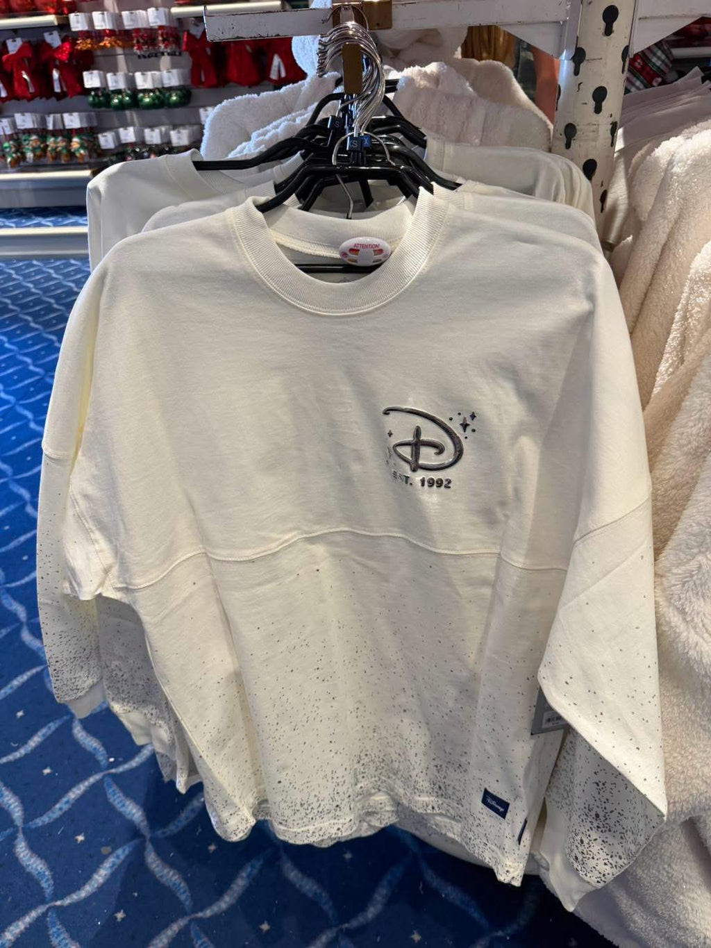 Spirit Jersey Noël blanc Disneyland Paris devant