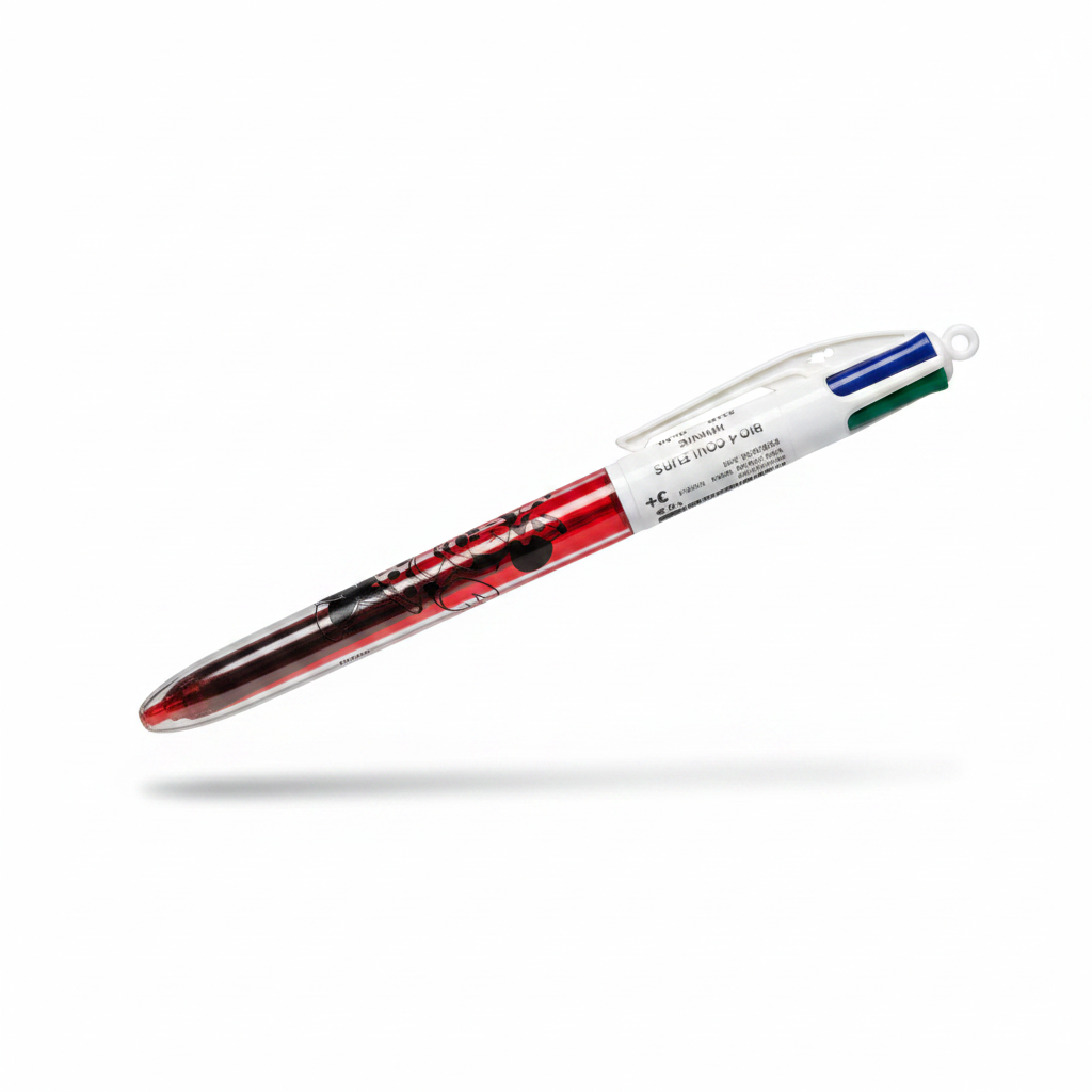Stylo BIC 4 Couleurs Minnie Mouse – Fond blanc
