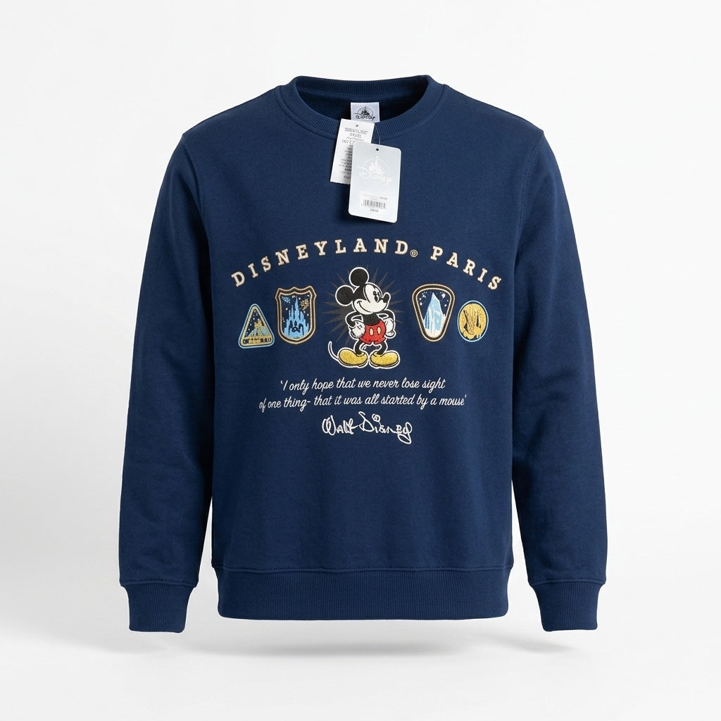 Sweat enfant Mickey bleu marine Disneyland Paris