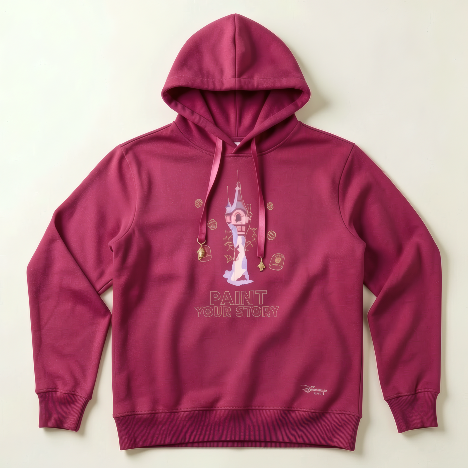 Sweat Paint Your Story Raiponce vue de face – Disneyland Paris