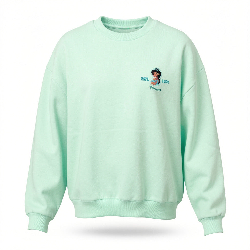 Sweat Jasmine vert menthe face Disneyland Paris