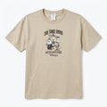 T-shirt beige chiné Lock, Shock et Barrel « Little Henchmen » Disneyland Paris – vue de face sur fond blanc