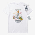 T-shirt Ratatouille Disneyland Paris blanc avec Rémy et slogan Anyone Can Cook