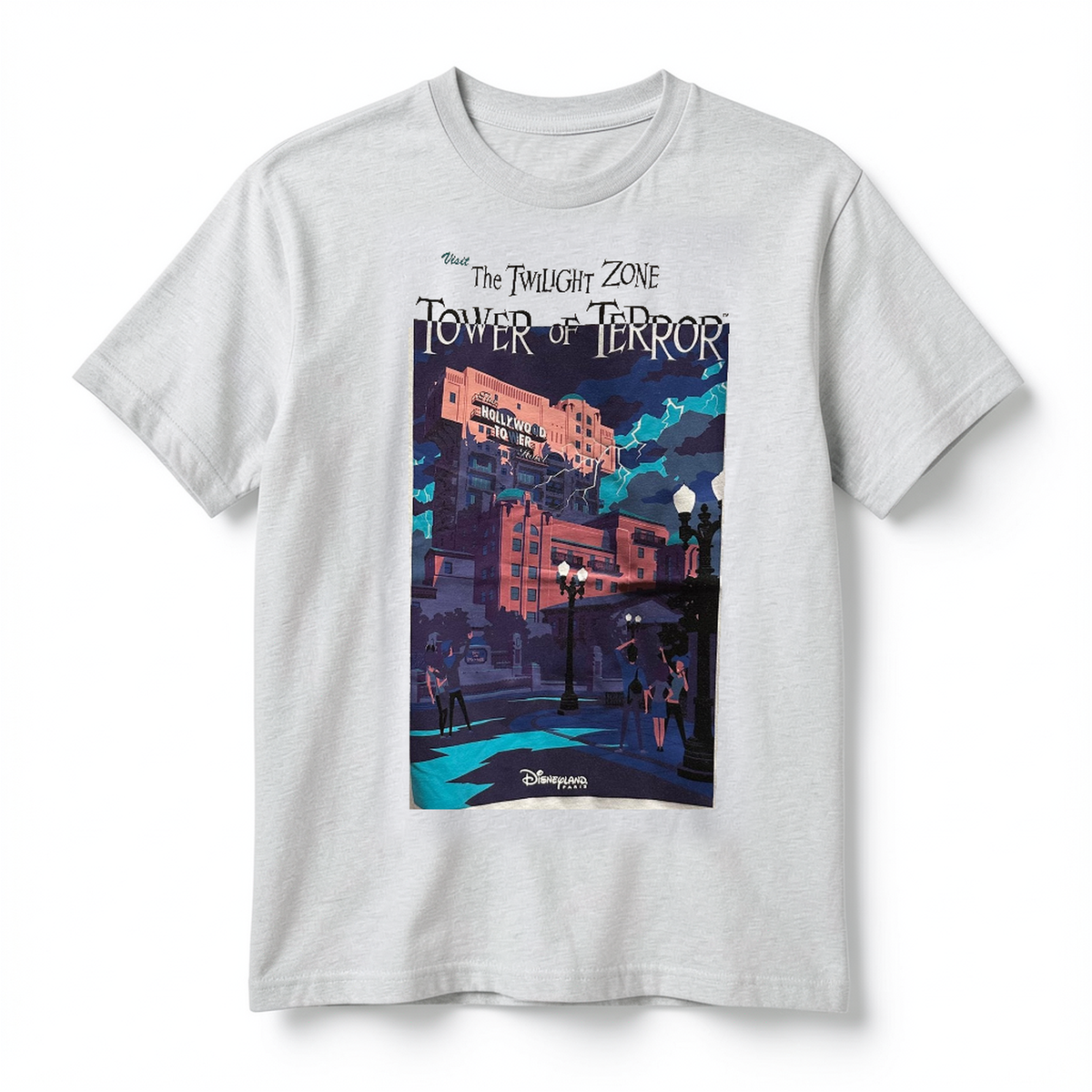 Tee-shirt Tour de la Terreur Affiche, vue studio de face