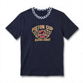 T-shirt Cars Piston Cup Dinoco 400 bleu marine – Disneyland Paris, vue de face