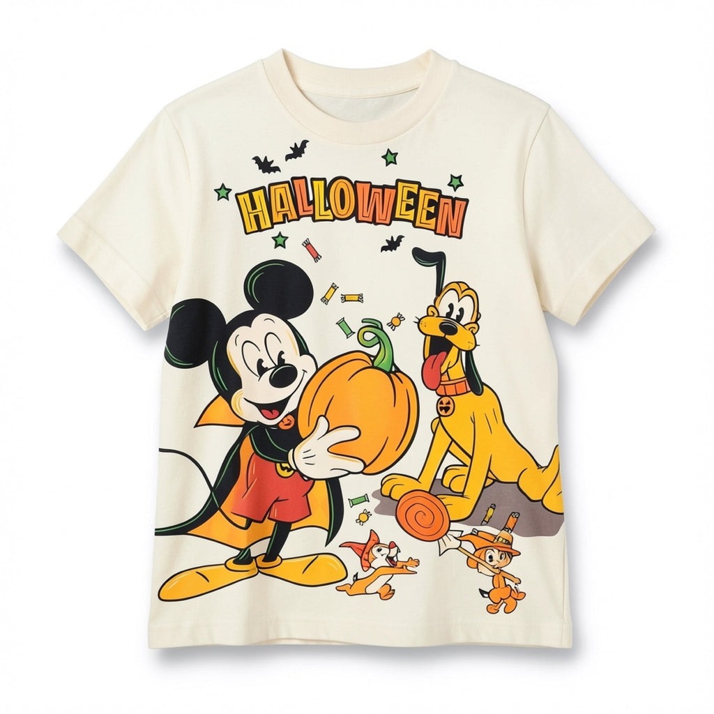 T-shirt enfant Halloween Mickey et ses amis – Disneyland Paris – face