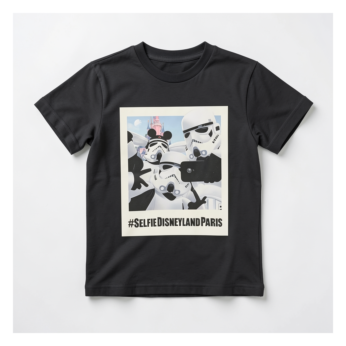 T-shirt Enfant Star Wars Stormtrooper – Disneyland Paris — vue studio sur fond blanc