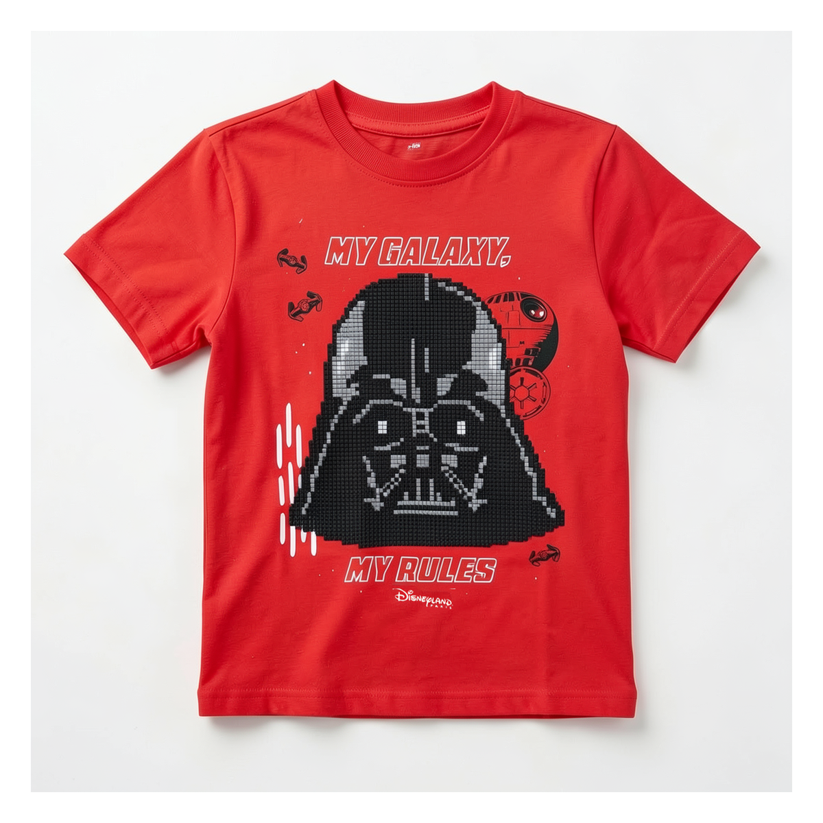 T-shirt Enfant Star Wars Dark Vador – Disneyland Paris — vue studio sur fond blanc