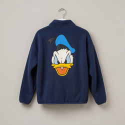 Veste polaire Donald Disneyland Paris – vue de dos en studio